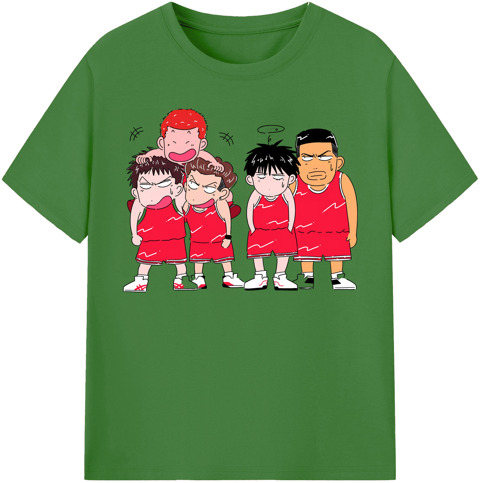 （画像用） SLAM DUNK／スラムダンク レディースカジュアルプリントTシャツ（綿100％）